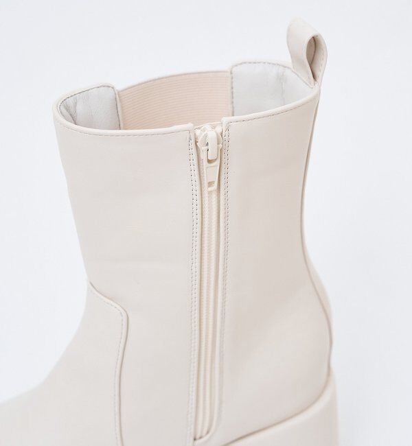  「【マイナス3キロ見え】サイドゴアボリュームソールショートブーツ」|その他|