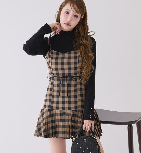  「肩リボンジャンスカ」|ワンピース|