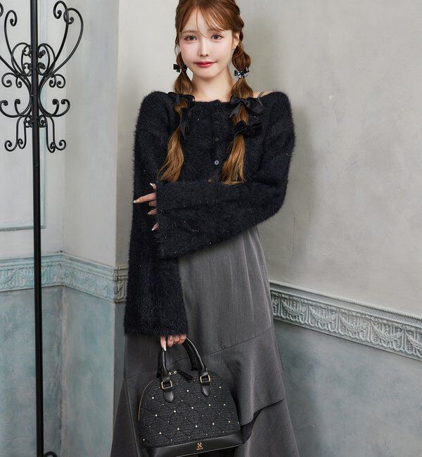  「【HolidayCollection】ニットSETイレヘムワンピース」|ワンピース|