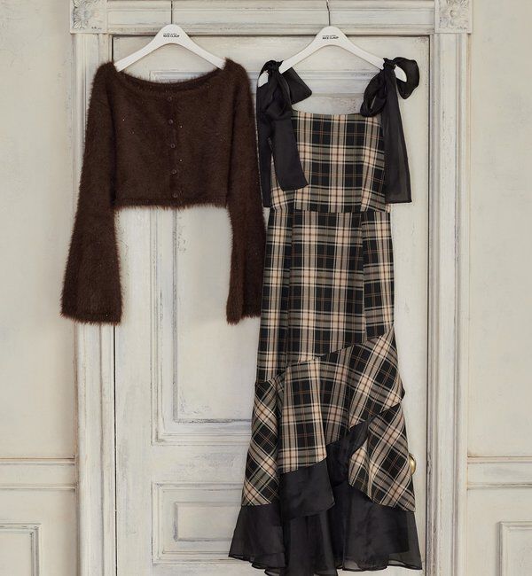  「【HolidayCollection】ニットSETイレヘムワンピース」|ワンピース|