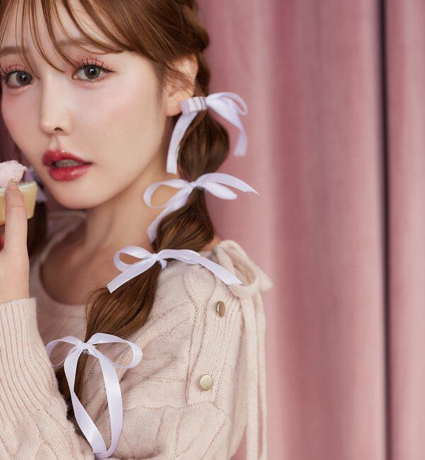  「ケーブルニットミニワンピ」|ワンピース|