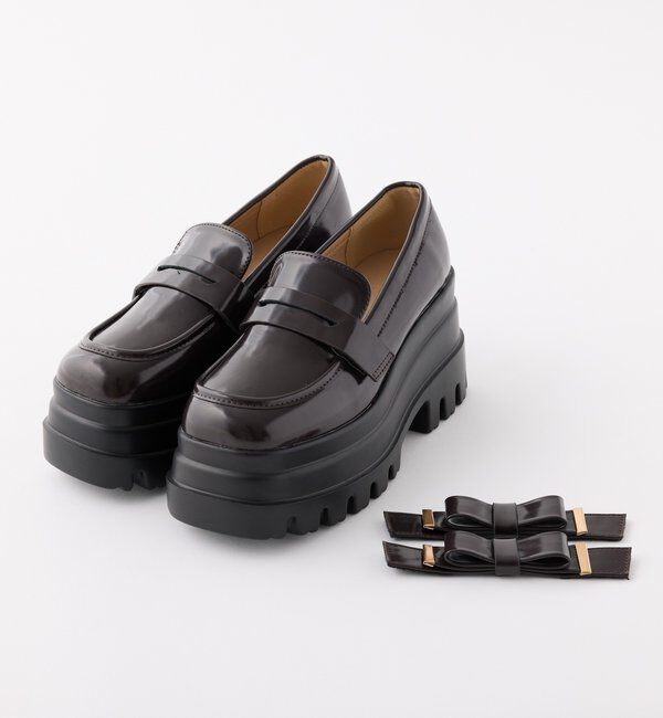  「【２WAY仕様】マイナス3キロ見え厚底ローファー」|その他|ダークブラウン