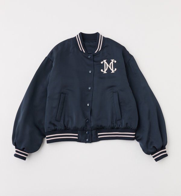  「ロゴ入りスカジャン」|ダウンベスト・ベスト|