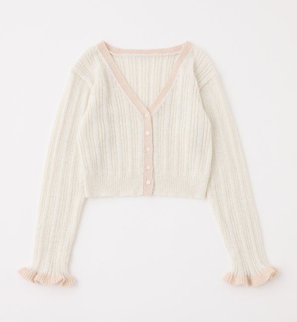  「配色カーディガン」|ニット・セーター|