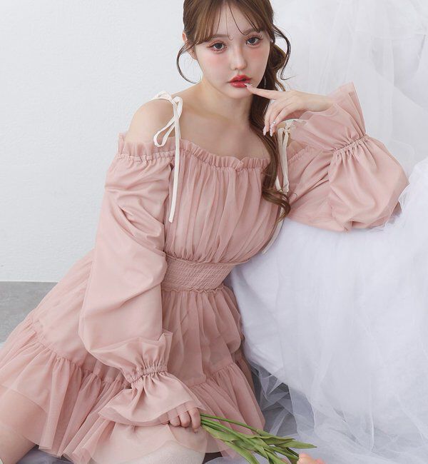  「愛されメロチュニック」|ワンピース|ピンク