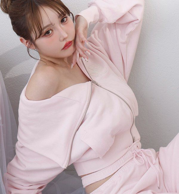  「【セットアップ可能】サイドカットレースアップスウェットパンツ」|その他|