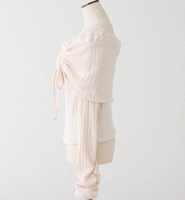  「ドロストリボンオフショルトップス」|プルオーバー|