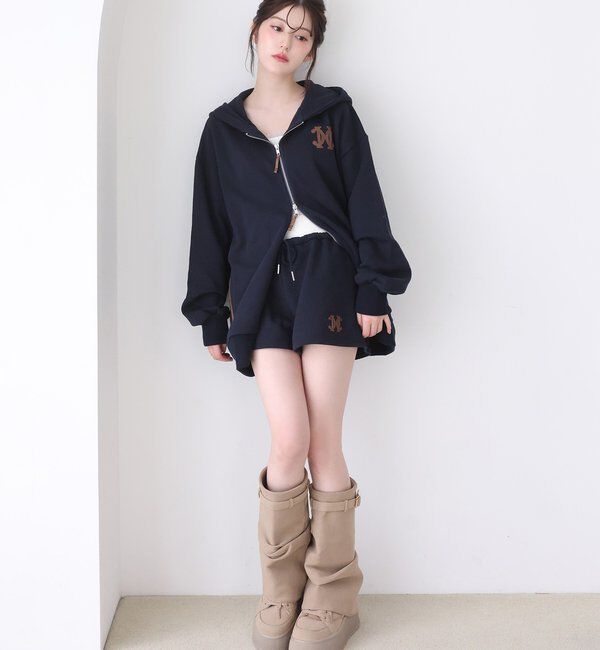  「【セットアップ可能】ロゴ配色パーカー」|プルオーバー|