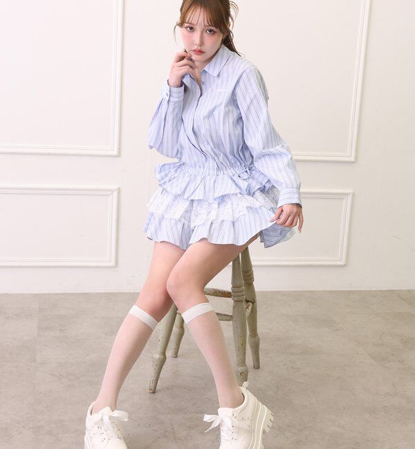  「ビジュー付きトリプルソールスニーカー」|その他|