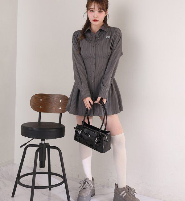  「ベルト付きエナメルバッグ」|ショルダー・メッセンジャー|