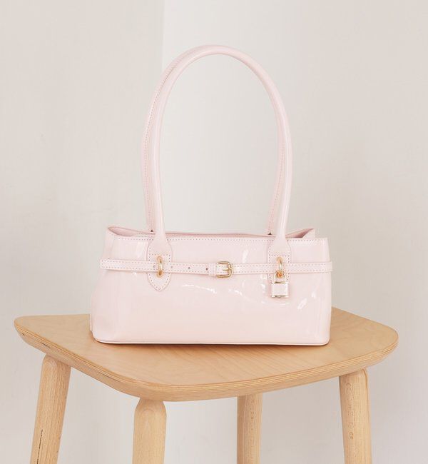  「ベルト付きエナメルバッグ」|ショルダー・メッセンジャー|