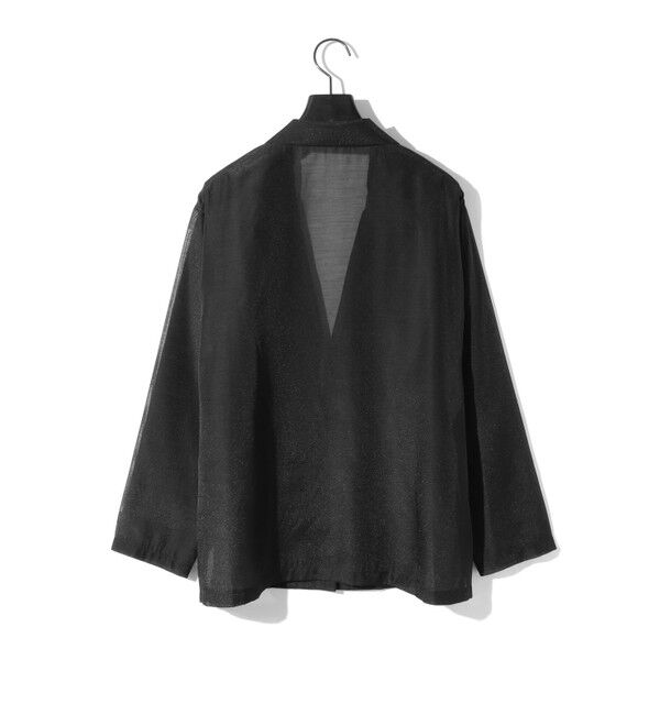 MIDIUMISOLID「MIDIUMISOLID for Ladies シアーシャツジャケット」|テーラードジャケット|