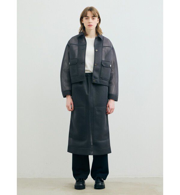 MARMARMAR「MARMARMAR シアーワークジャケット」|テーラードジャケット|グレー