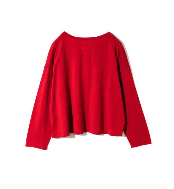 MIDIUMISOLID「MIDIUMISOLID for Ladies スキッパーワイドプルオーバー」|ニット・セーター|