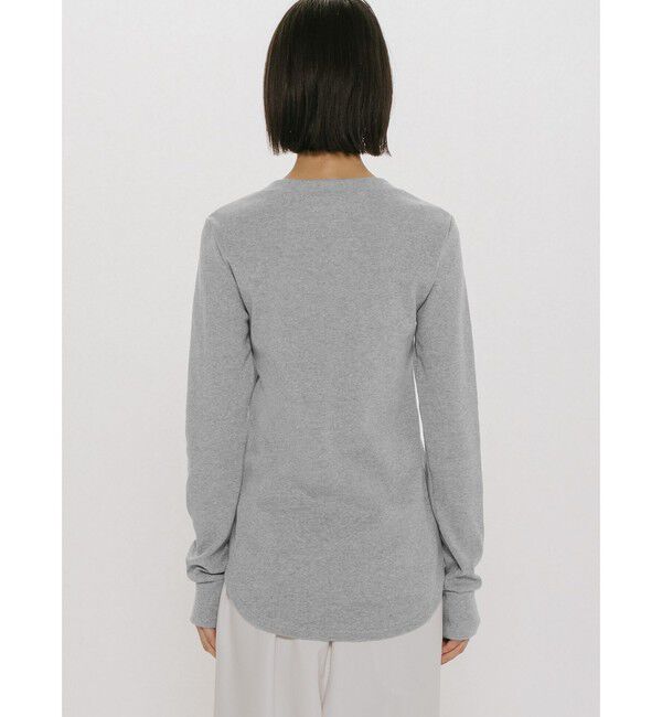 MIDIUMISOLID「MIDIUMISOLID for Ladies リブヘンリーネックプルオーバー」|Tシャツ・カットソー|