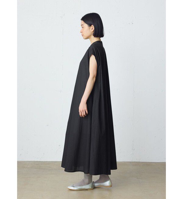 MidiUmi「MidiUmi ノースリーブプリーツシャツワンピース」|ワンピース|