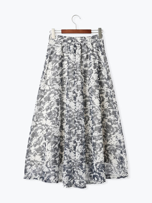 Te chichi TERRASSE「メッシュフラワーフレアスカート《2025spring catalog item》」|スカート|