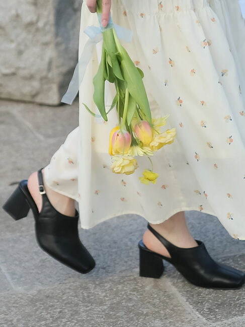 Te chichi TERRASSE「【日比谷花壇コラボ】プリントシャーリングスカート（セットアップ可）」|スカート|オフホワイト