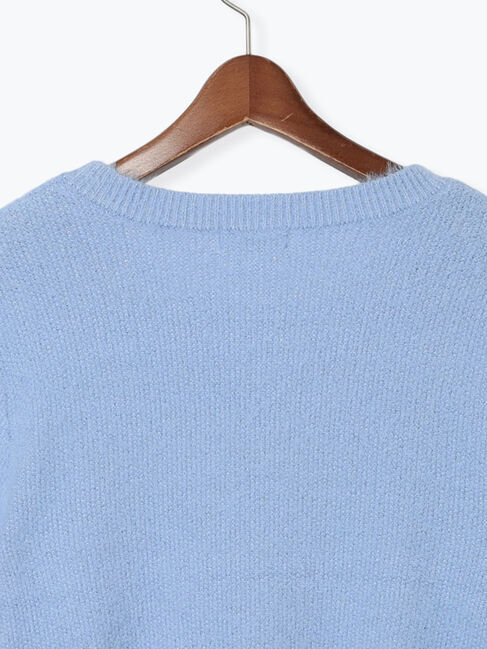 Te chichi TERRASSE「ラメシャギーハーフスリーブニット」|ニット・セーター|