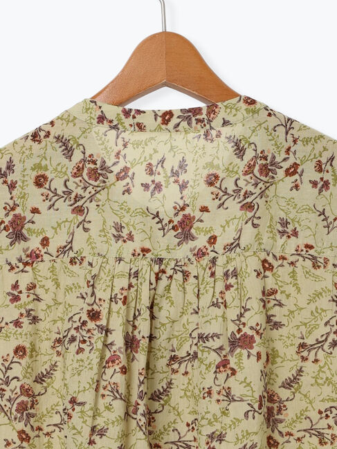 Lugnoncure「【INDIA made】無地/柄アソートシャーリングブラウス」|シャツ・ブラウス|