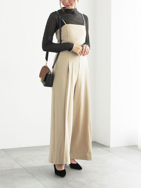 Te chichi「ベアオールインワン」|オールインワン|ベージュ