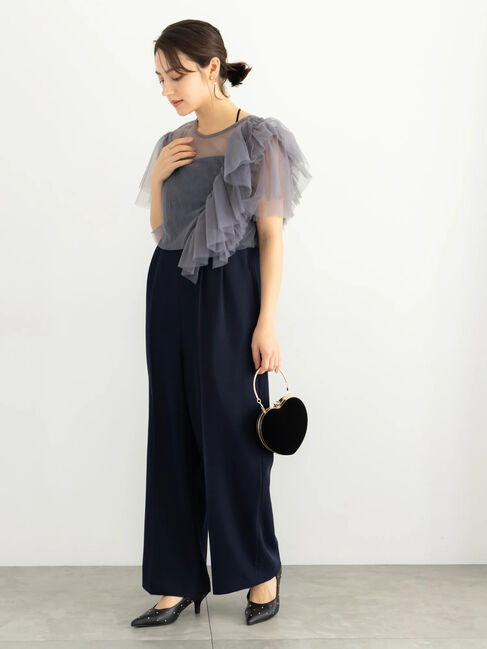 Te chichi「【セレモニーアイテム】2タックベアオールインワン（セットアップ可）」|オールインワン|