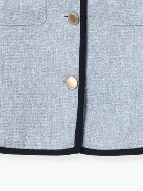 Te chichi「ライトツイードバイカラージャケット《2026 spring catalog item》」|その他|