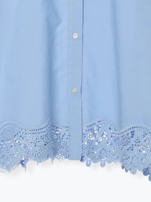 Te chichi「スカラップレースヘムクロップトシャツ」|シャツ・ブラウス|