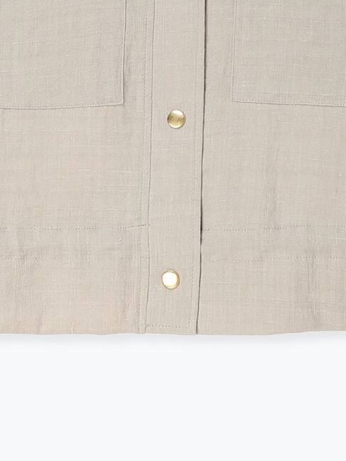 Te chichi「リネンライクWポケットジャケット」|その他|