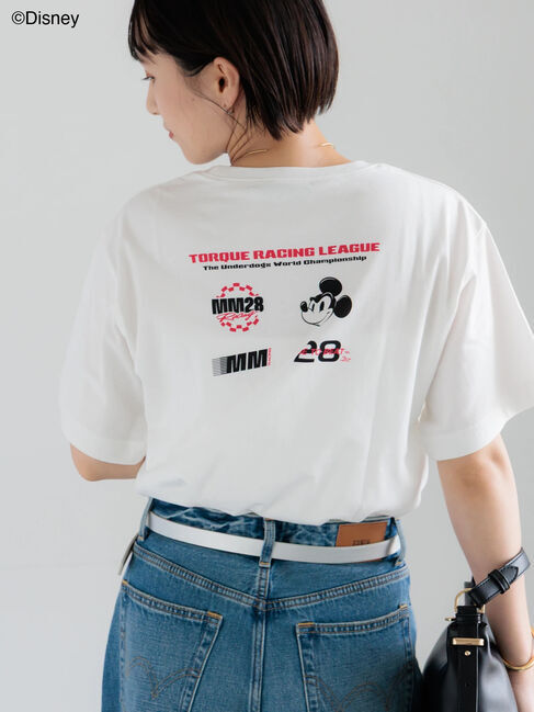 Te chichi「【Disney】MICKEY/ロゴプリントTシャツ」|Tシャツ・カットソー|