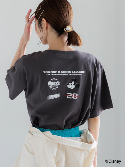 Te chichi「【Disney】MICKEY/ロゴプリントTシャツ」|Tシャツ・カットソー|