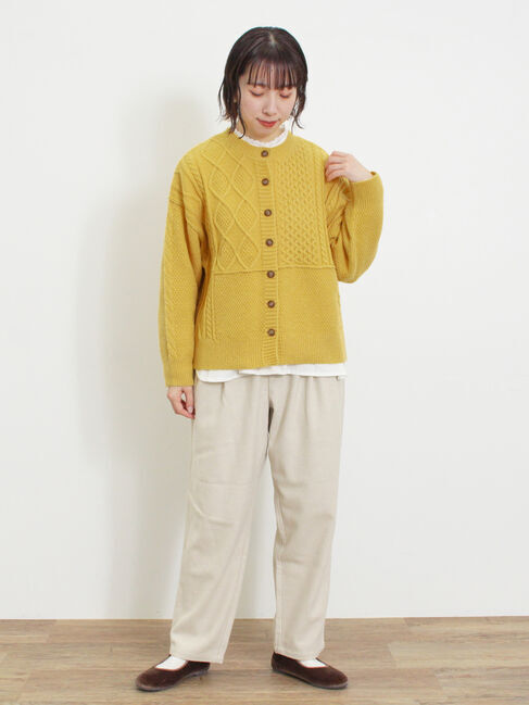 Samansa Mos2「ウール混テーパードパンツ」|その他|