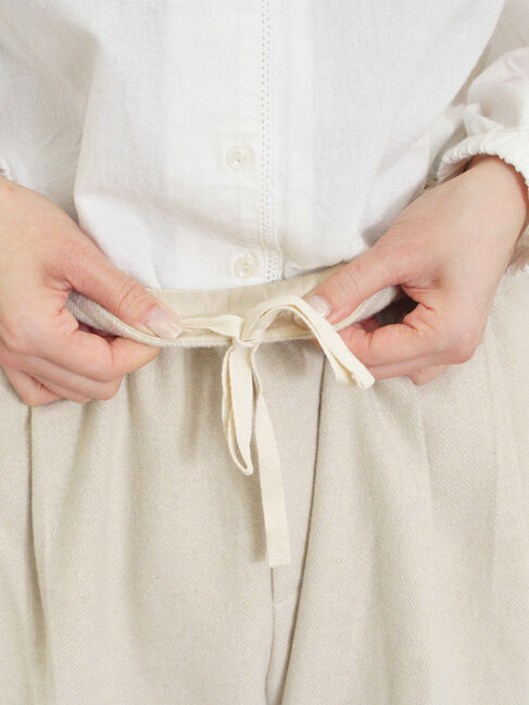 Samansa Mos2「ウール混テーパードパンツ」|その他|