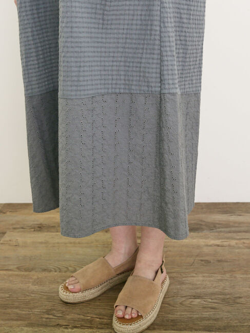 Samansa Mos2「【S/Mサイズ】オーバーレース切替ワンピース」|ワンピース|