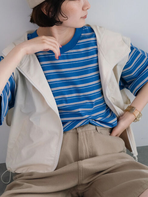 SM2「マルチボーダーTシャツ」|Tシャツ・カットソー|