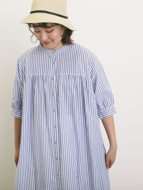 Samansa Mos2「【接触冷感】シャツワンピース ≪S/Mサイズ≫」|ワンピース|