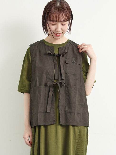 SM2「リボンフィッシングベスト」|ダウンベスト・ベスト|