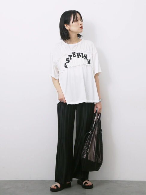 Samansa Mos2 blue「◎柄アソートプリーツパンツ」|その他|