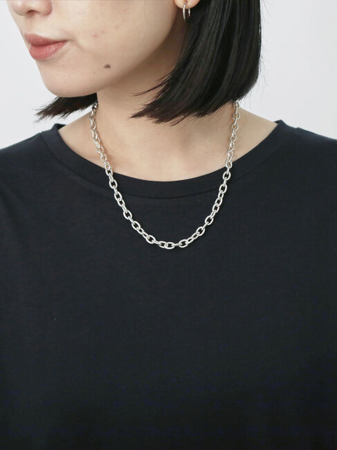 Samansa Mos2 blue「フリルチュニック」|Tシャツ・カットソー|