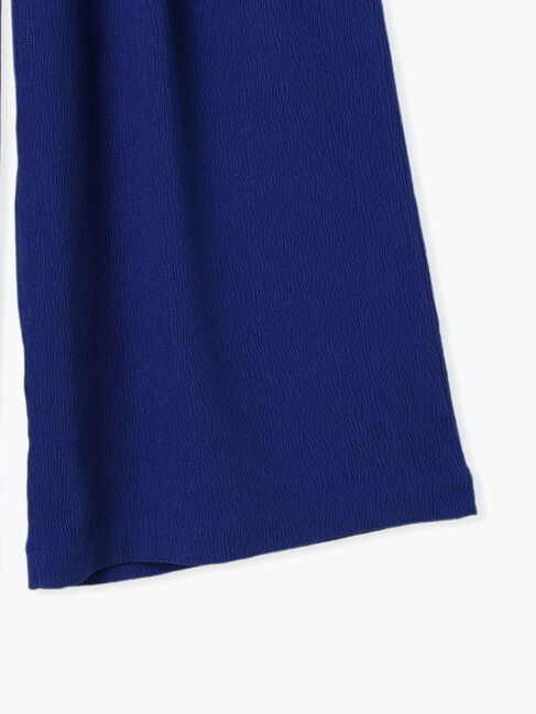 Samansa Mos2 blue「楊柳ハイウエストパンツ」|その他|