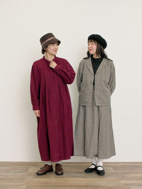 Samansa Mos2「【Cross&times;Linen】タックワンピース《S/Mサイズ》」|ワンピース|