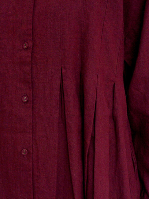 Samansa Mos2「【Cross&times;Linen】タックワンピース《S/Mサイズ》」|ワンピース|