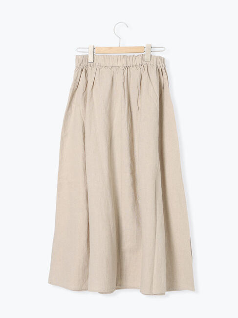 Samansa Mos2「【Cross&times;Linen】ラップ風スカート」|スカート|