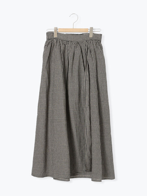 Samansa Mos2「【Cross&times;Linen】ラップ風スカート」|スカート|