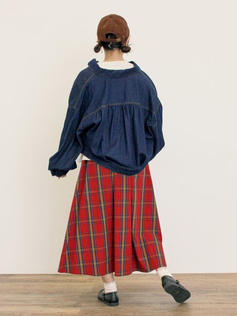 Samansa Mos2「柄アソートタックスカート」|スカート|