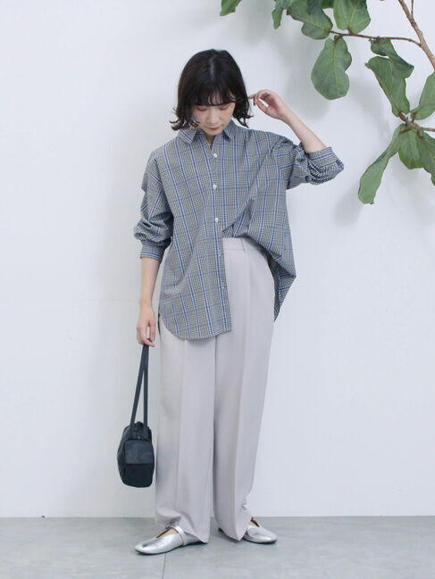 Samansa Mos2 blue「Vカットメリージェーン」|ビジネス・ドレスシューズ|