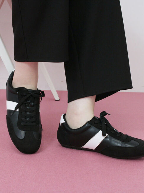 Samansa Mos2 blue「クラシックスニーカー」|ビジネス・ドレスシューズ|ブラック