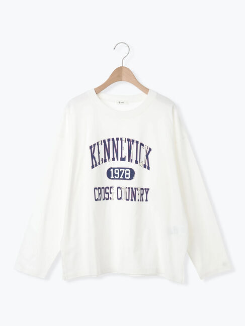 SM2「柄アソートフロッキープリントロングTシャツ」|Tシャツ・カットソー|オフホワイト