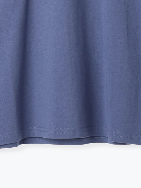 Samansa Mos2 blue「アソートプリントロンT」|Tシャツ・カットソー|