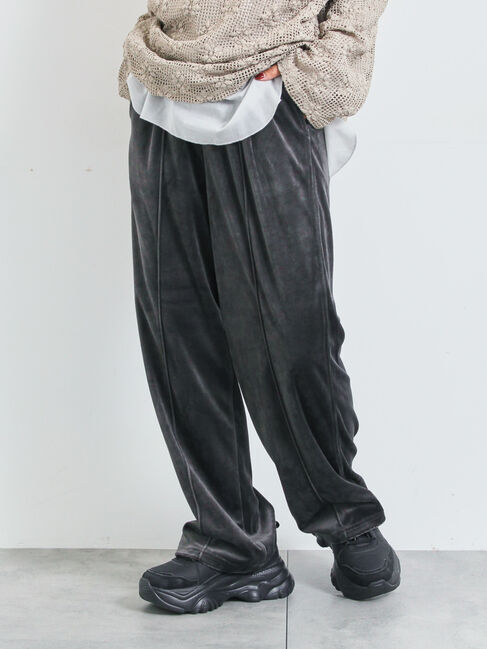 SM2「ラビットベロアイージーパンツ」|その他|グレー